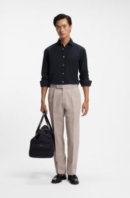 Casual-fit cotton shirt, Dark Blue