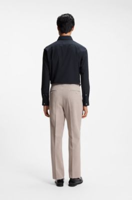 Casual-fit cotton shirt, Dark Blue