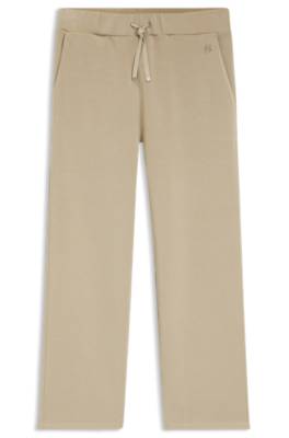 Relaxed-fit trousers in double-layer scuba jersey 1