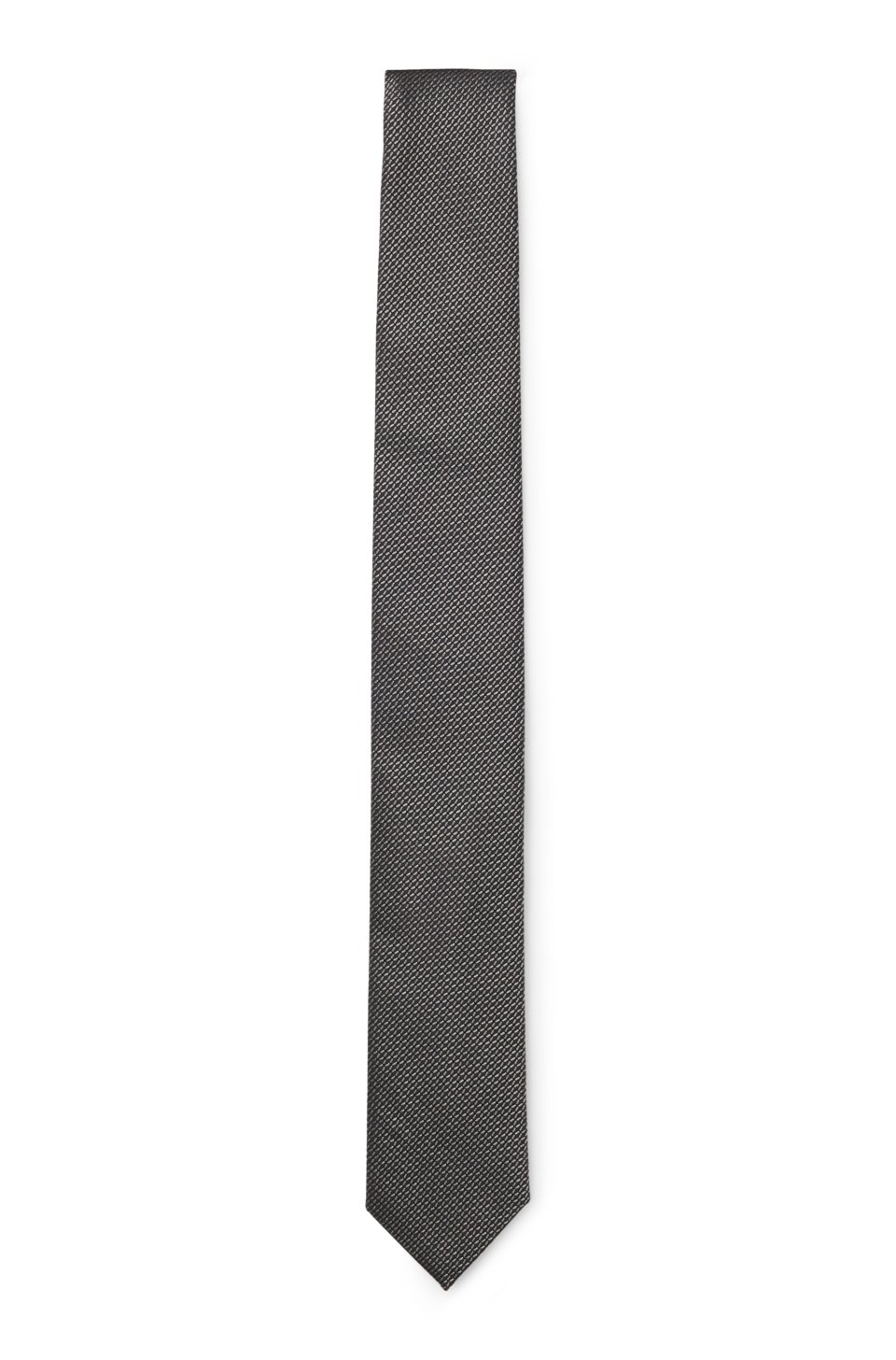 Silk tie with jacquard pattern