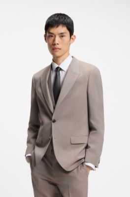 Silk tie with jacquard pattern, Black