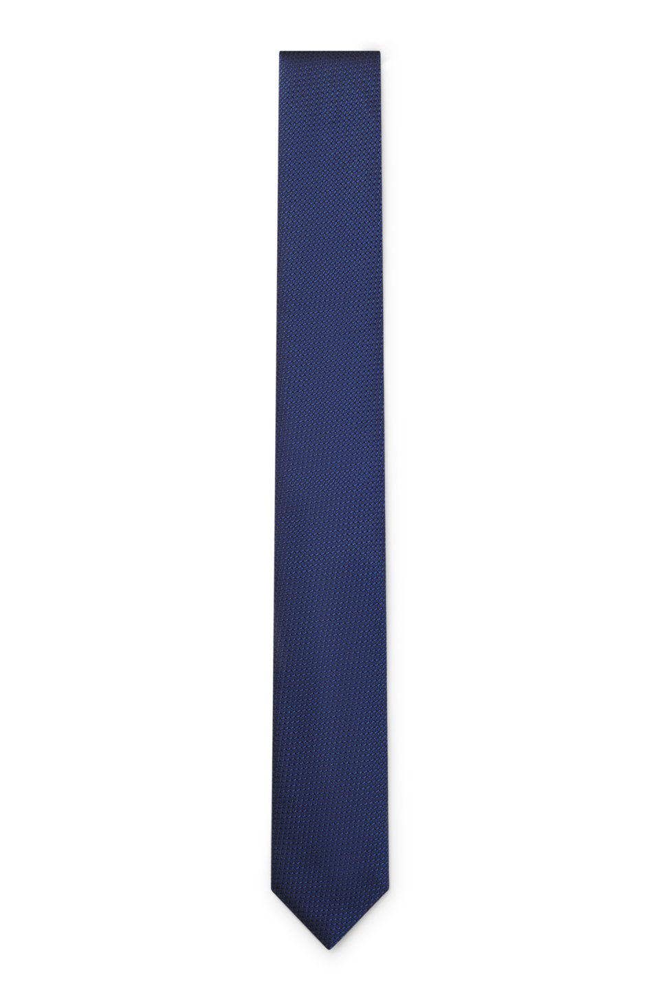 Silk tie with jacquard pattern