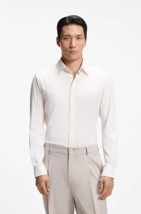 Chemise Regular en tissu stretch performant