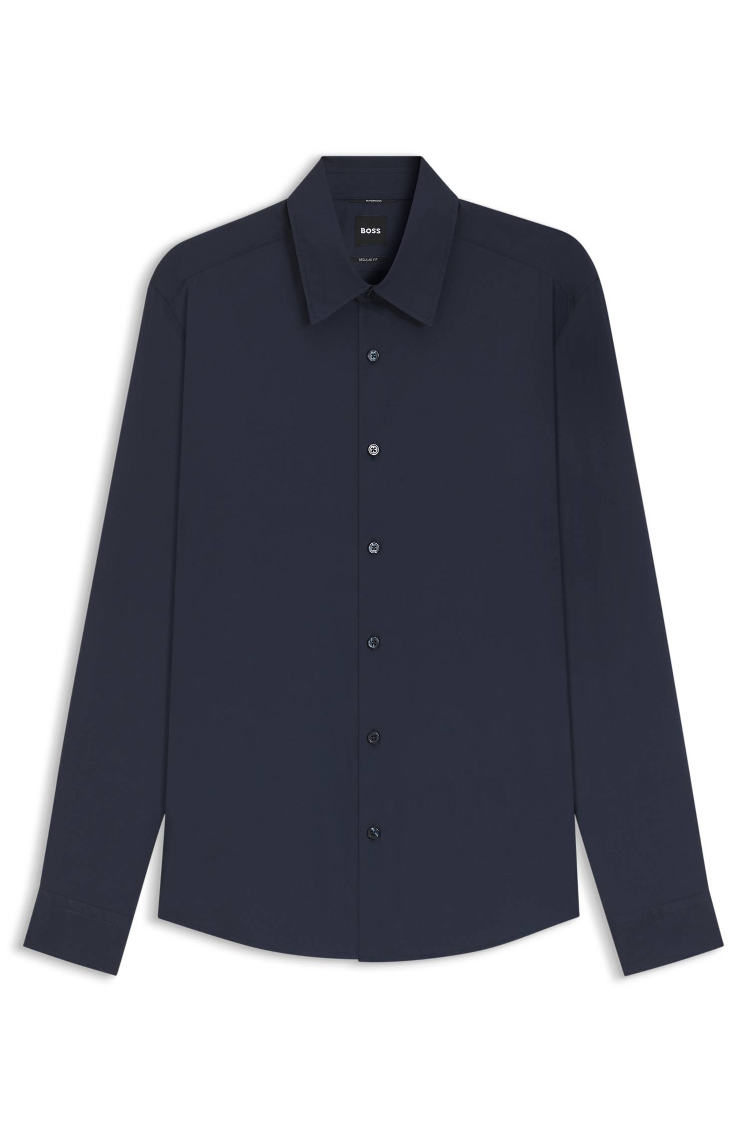 Boss Performance regular-fit shirt with micro pattern skjortor & blusar herr – bild 4
