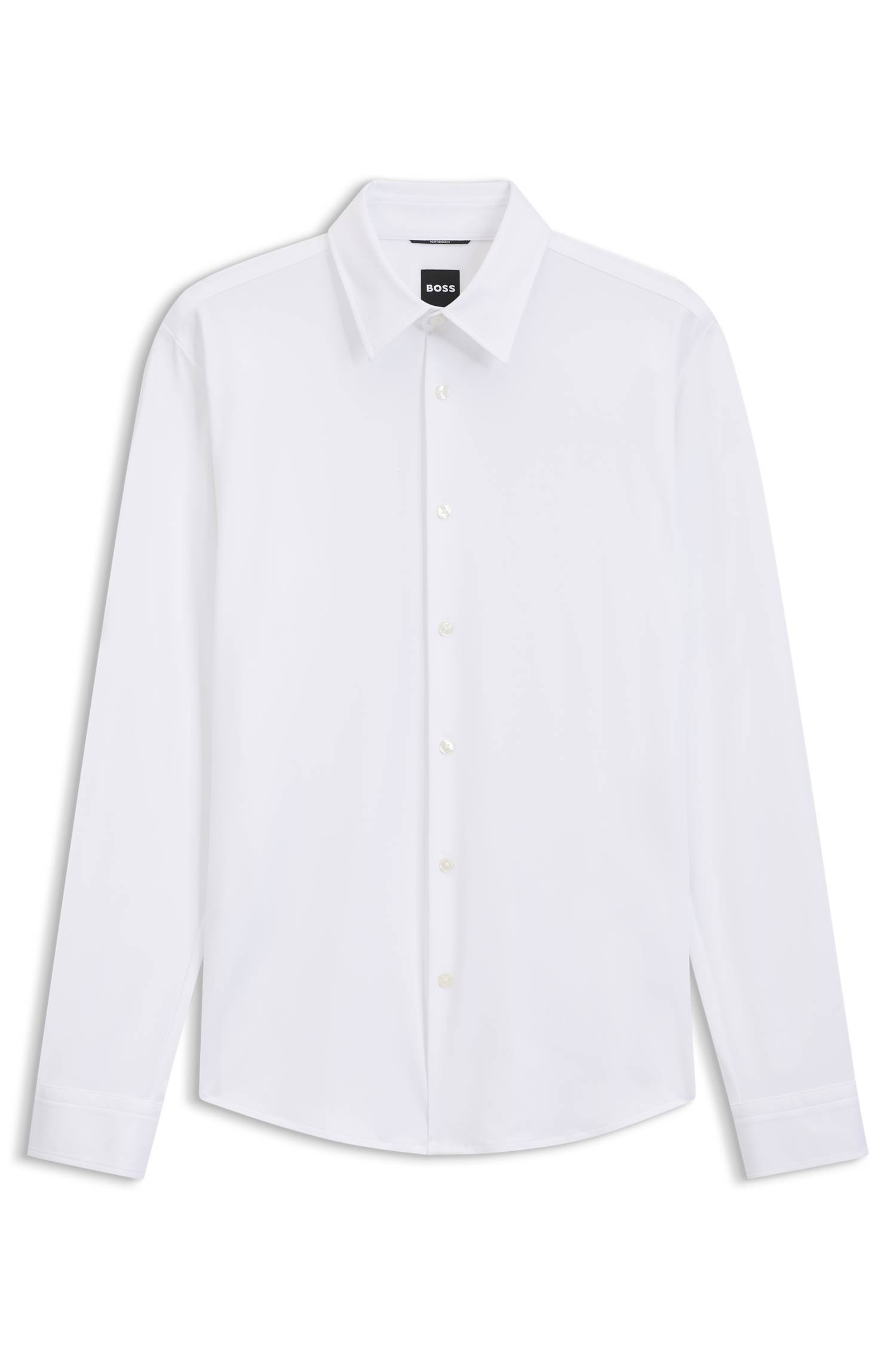 Boss Slim-fit stretch shirt skjortor & blusar herr – bild 4