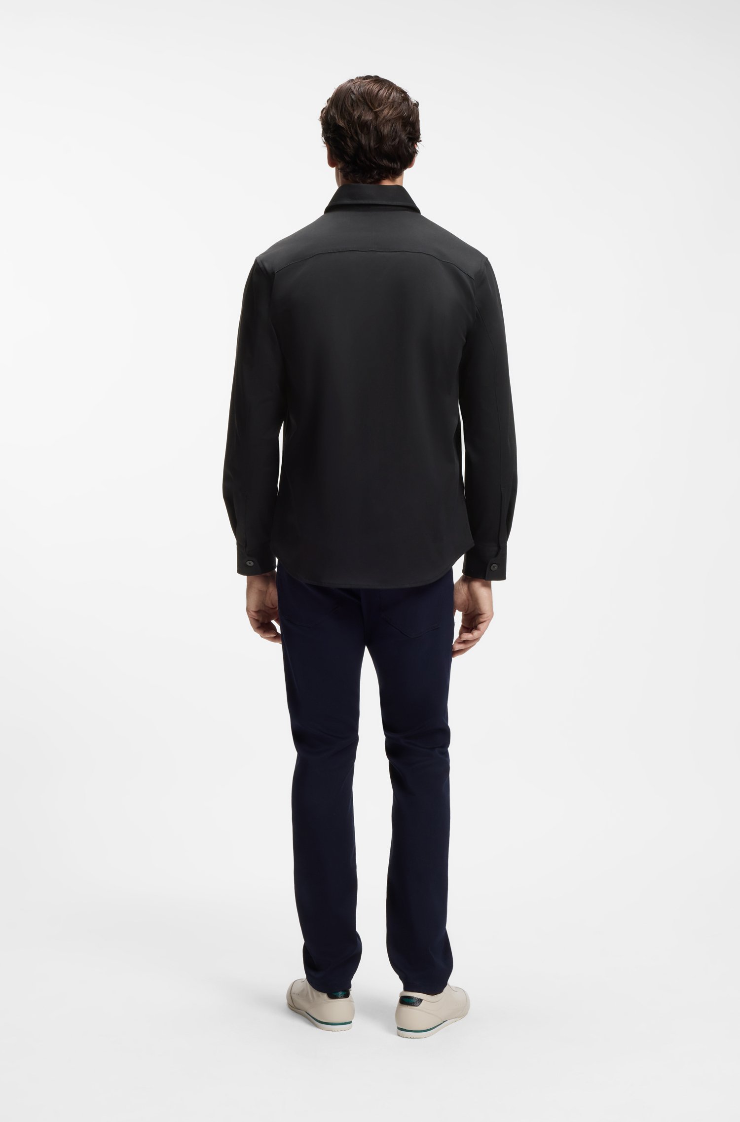 Boss x ASTON MARTIN relaxed-fit overshirt in stretch cotton skjortor & blusar herr – bild 3