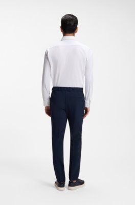 Regular-fit shirt in performance-stretch jersey 3