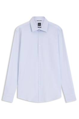 Slim-fit shirt in printed performance-stretch fabric 1