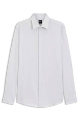 Slim-fit shirt in refined Italian cotton 1