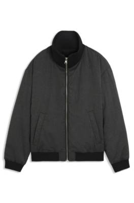 Lightweight wool jacket with reversible design 4
