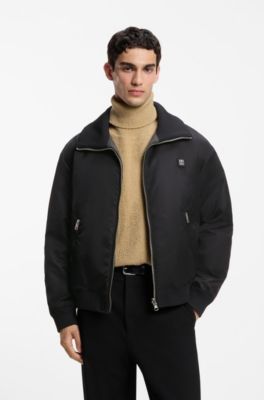 Lightweight wool jacket with reversible design, Dark Grey