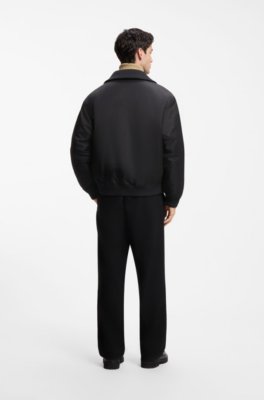 Lightweight wool jacket with reversible design 3
