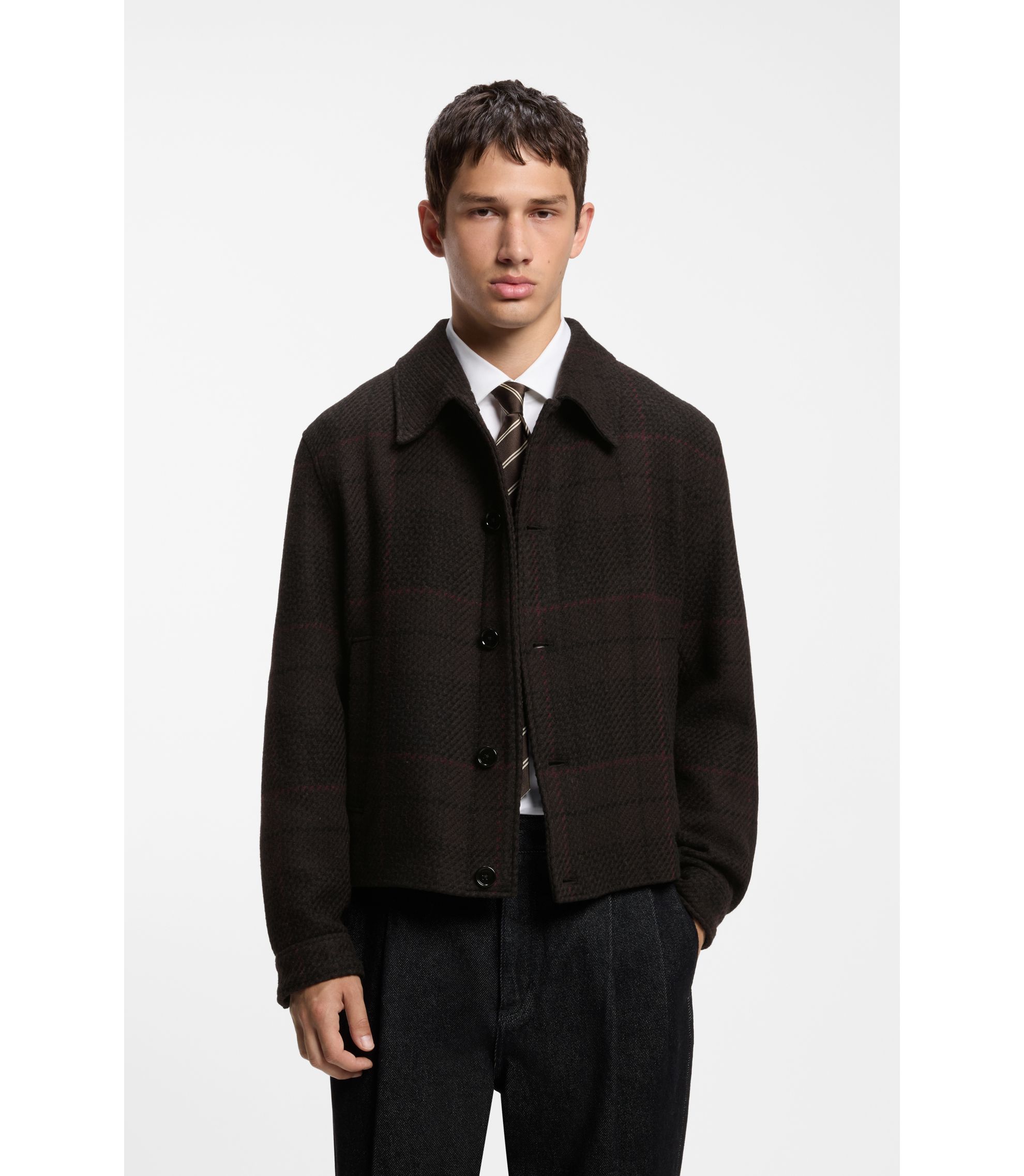 HUGO BOSS デザイナーズジャケット メンズ用 | アビエーター, パッド