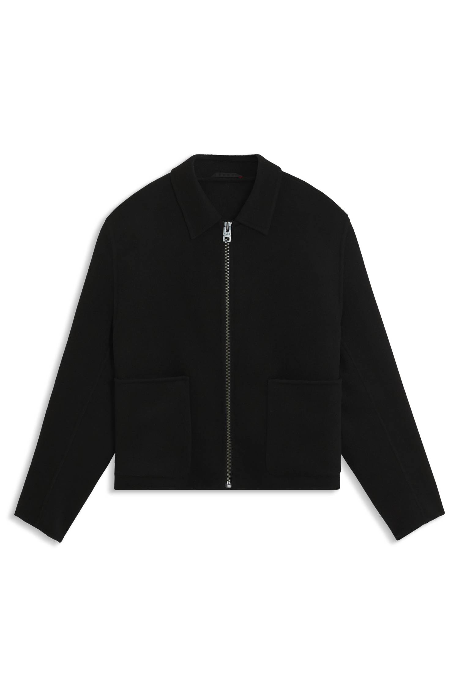 Hugo Regular-fit jacket with cropped length jackor herr – bild 4