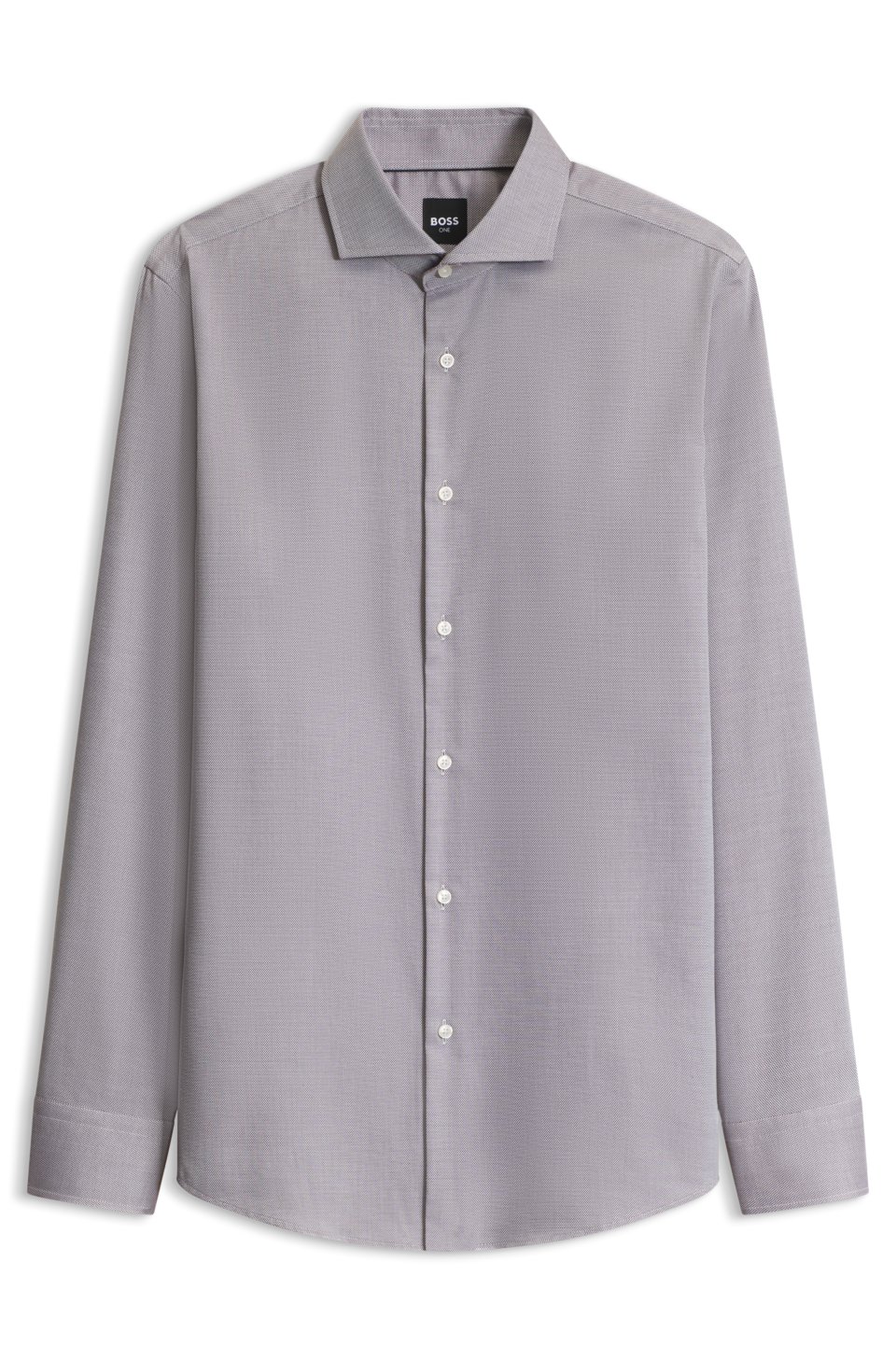 ONE Slim-fit shirt in wrinkle-resistant Oxford cotton