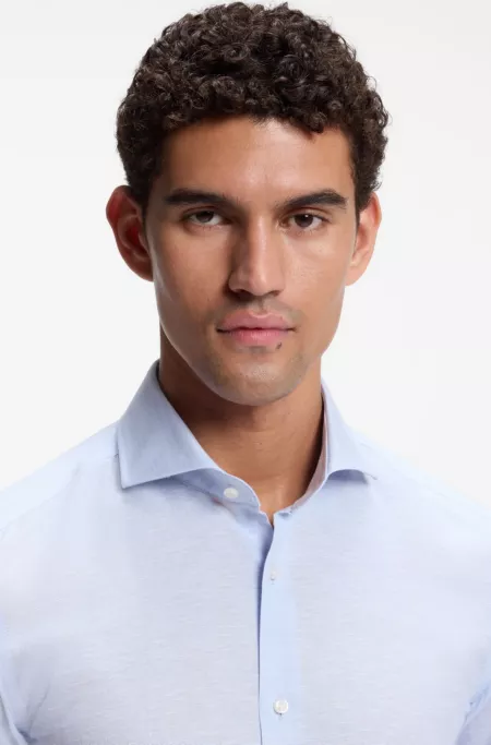 BOSS ONE slim-fit chambray shirt