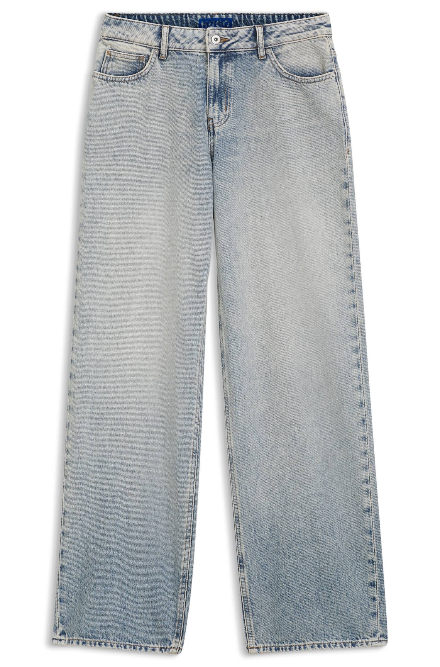 Hugo Baggy-fit jeans in light-blue denim dam – bild 4
