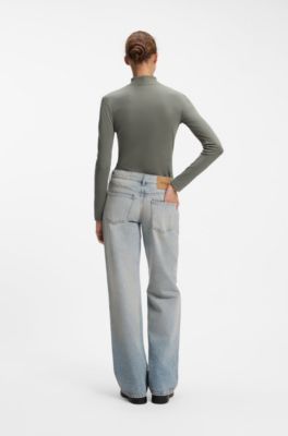Baggy-fit jeans in light-blue denim, Light Blue