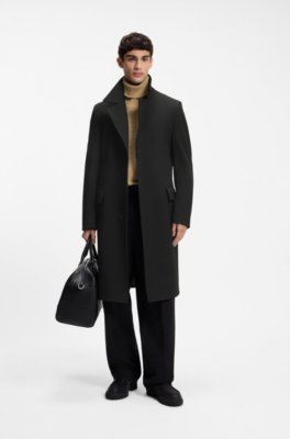 Hugo Regular-fit coat with stand collar vinterjackor herr – bild 2