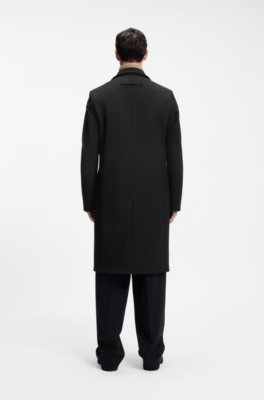 Hugo Regular-fit coat with stand collar vinterjackor herr – bild 3