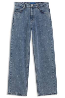 Hugo Jeans 'Leni' blå denim dam – bild 5