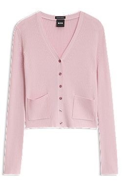 Virgin-wool cardigan
