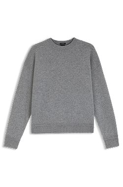 Crew-neck sweater in pure cashmere