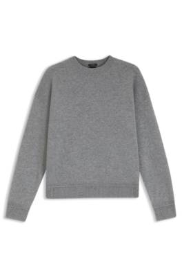 Boss Crew-neck sweater in pure cashmere stickade tröjor dam – bild 4