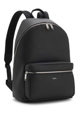 BOSS - ストラクチャード バックパック ポリッシュド レタリングロゴ