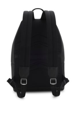 BOSS - ストラクチャード バックパック ポリッシュド レタリングロゴ