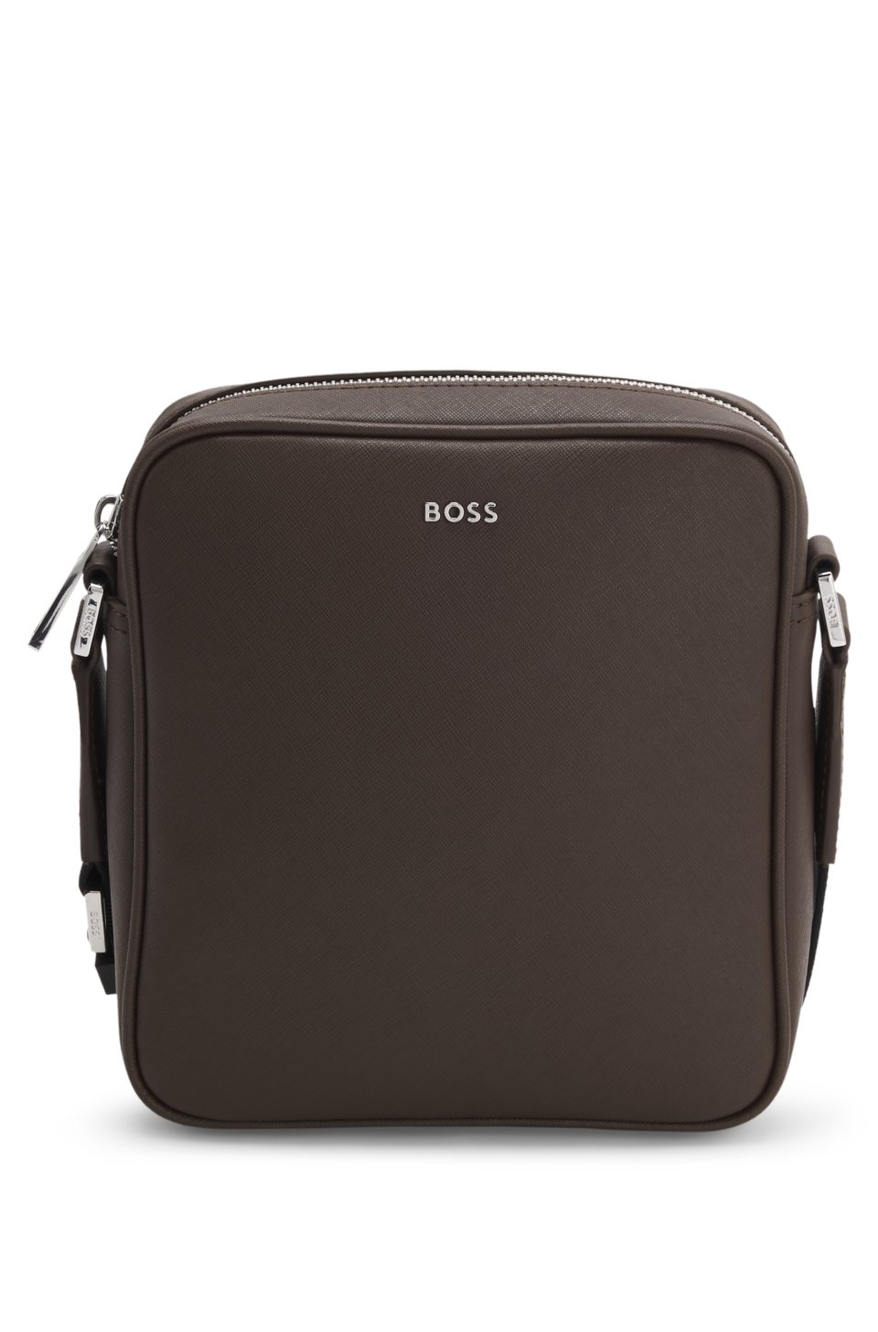 Logo-trim reporter bag