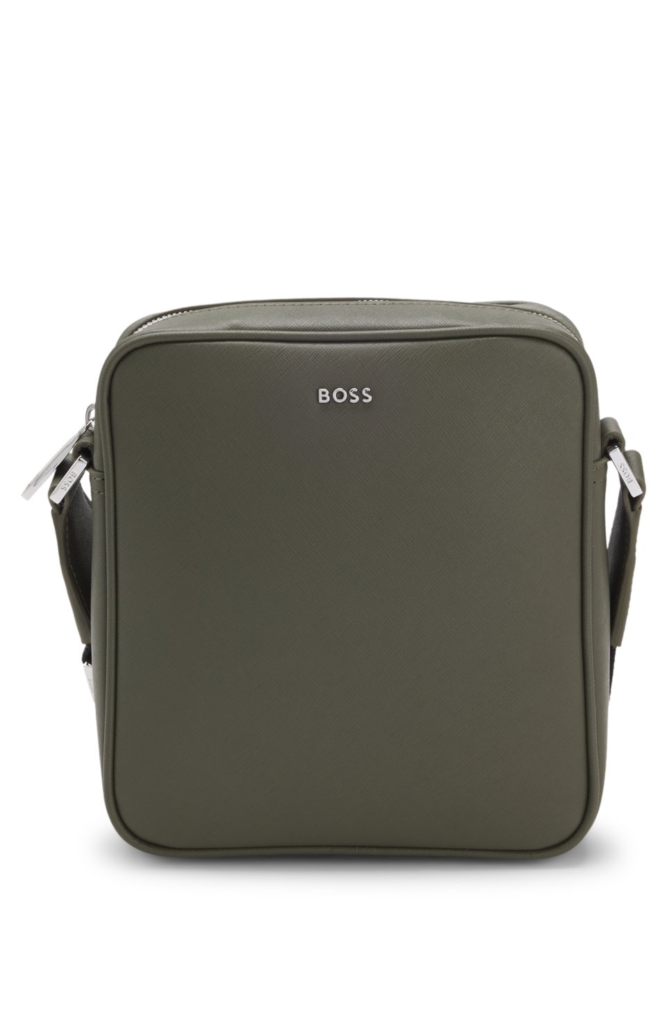 Logo-trim reporter bag