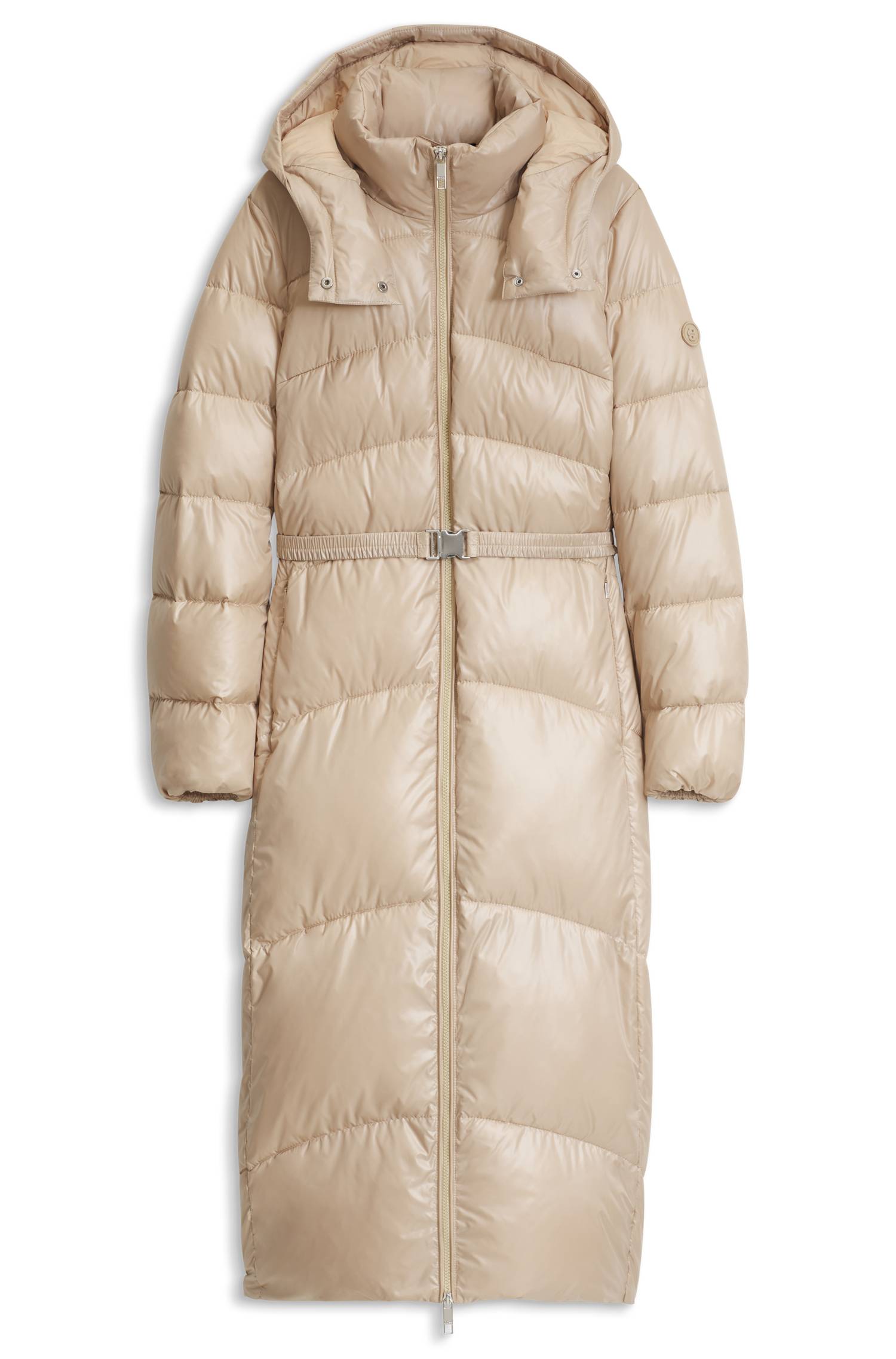 Boss Water-repellent belted puffer coat jackor dam – bild 4