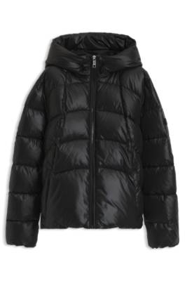 Boss Water-repellent padded jacket with adjustable waist vinterjackor dam – bild 4
