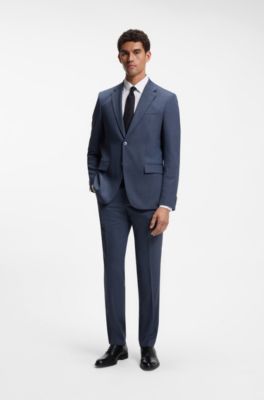 Regular-fit shirt in easy-iron cotton twill, White