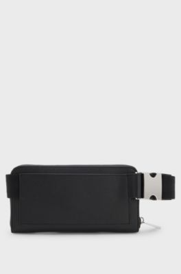 Belt bag with logo lettering, Black
