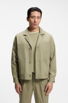Relaxed-fit jacket in cotton