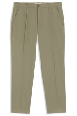 Boss Tapered-fit trousers in cotton casual byxor herr – bild 4