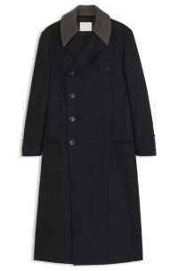 HUGO x entire studios wool-blend coat, Black