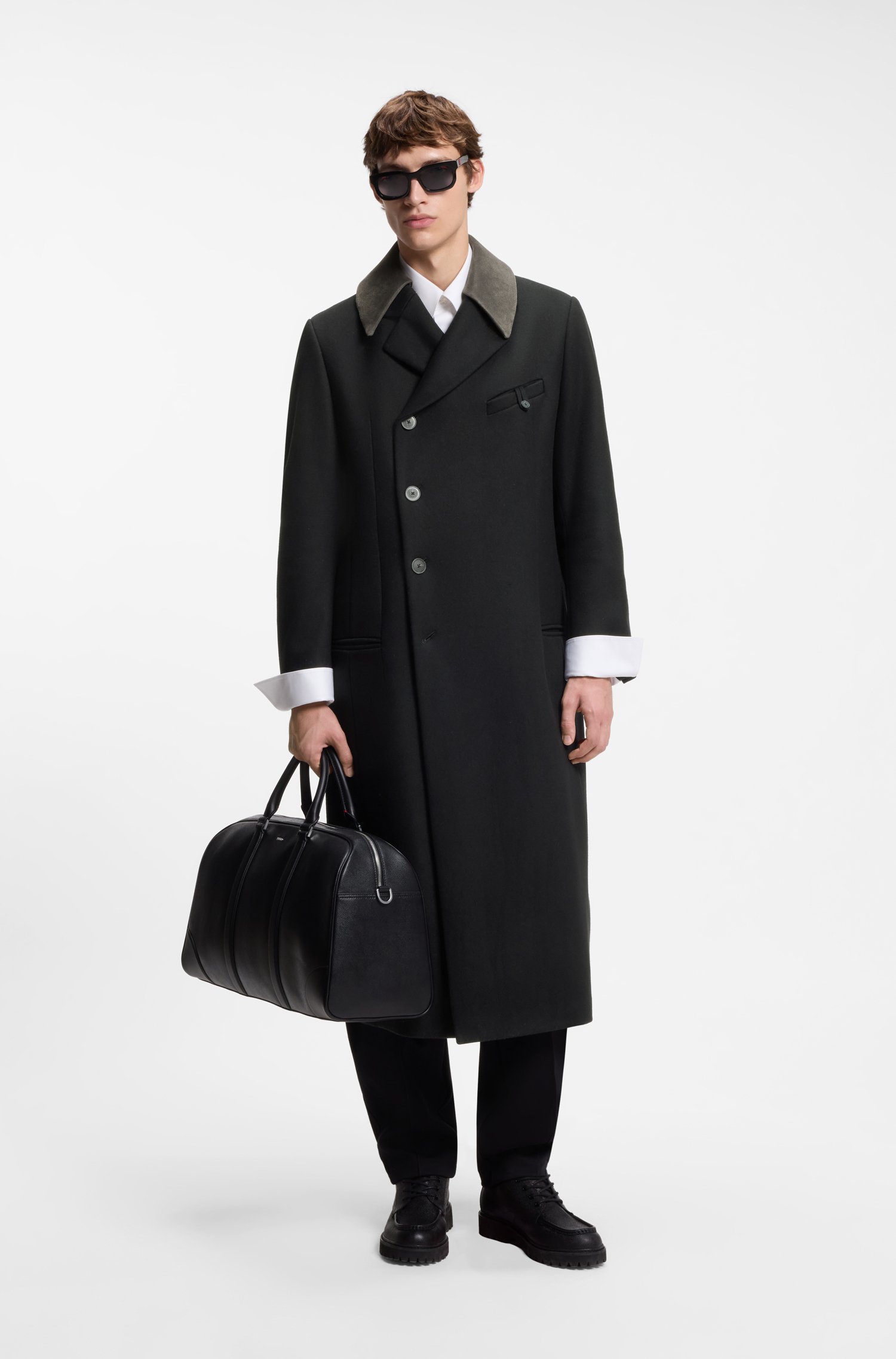 Hugo x entire studios wool-blend coat jackor herr – bild 2