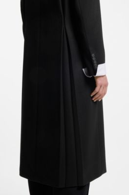 HUGO x entire studios wool-blend coat, Black
