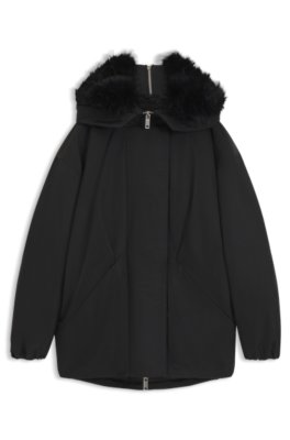 Hugo Donna Nero X Entire Studios Giubbotto Oversize