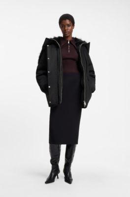 HUGO x entire studios oversized jacket, Black