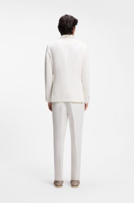 Slim-fit jacket in micro-pattern cloth 2