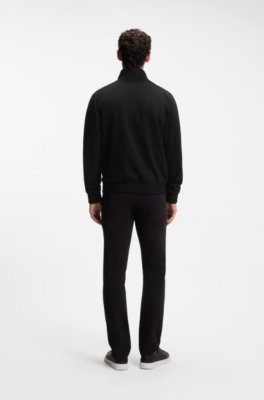 Slim-fit jacket in cotton-blend ponte jersey 2