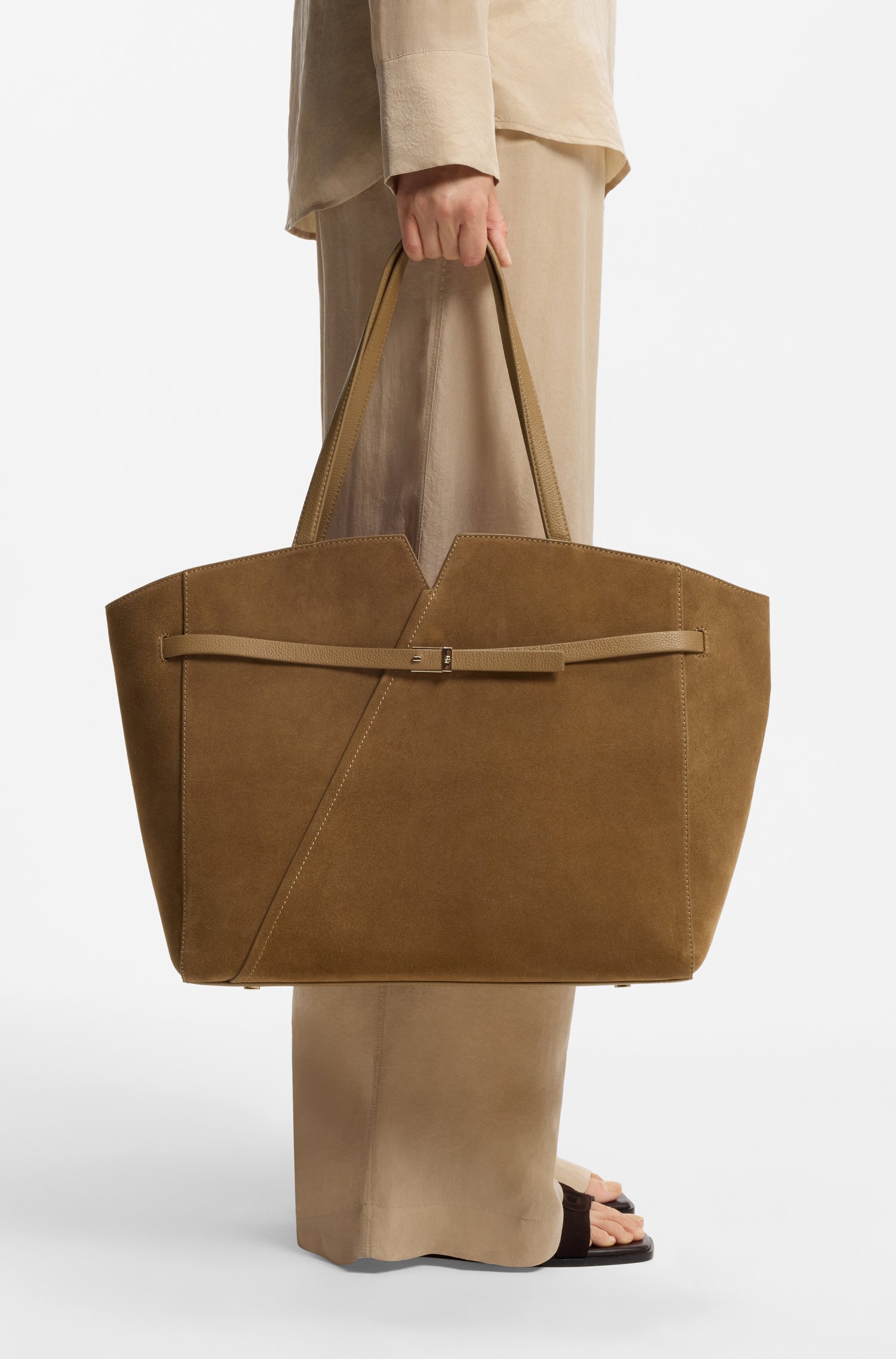 Boss Revers suede tote bag shoppingväskor & totes dam – bild 2