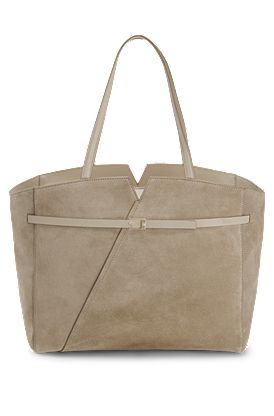 BOSS Revers tote bag in suede with belt detail