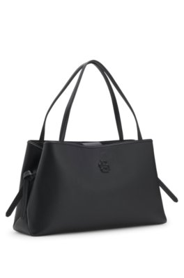 Boss Grained faux-leather tote bag with Double B monogram shoppingväskor & totes dam – bild 4