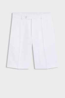 BOSS BY BECKHAM shorts in cotton, White