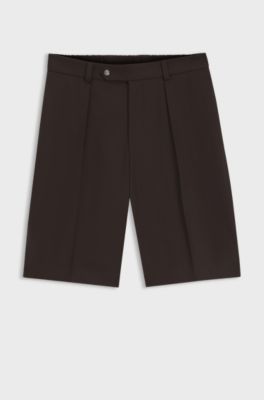 Shorts BOSS BY BECKHAM en algod&oacute;n, Marr&oacute;n